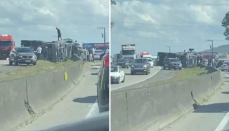 Motorista Morre em Acidente Grave na BR-101 em Navegantes