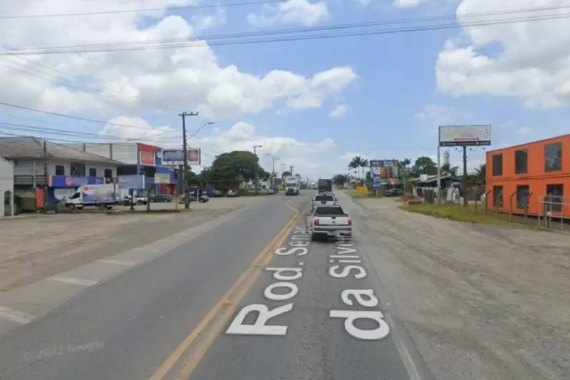 Local do atropelamento na BR-280