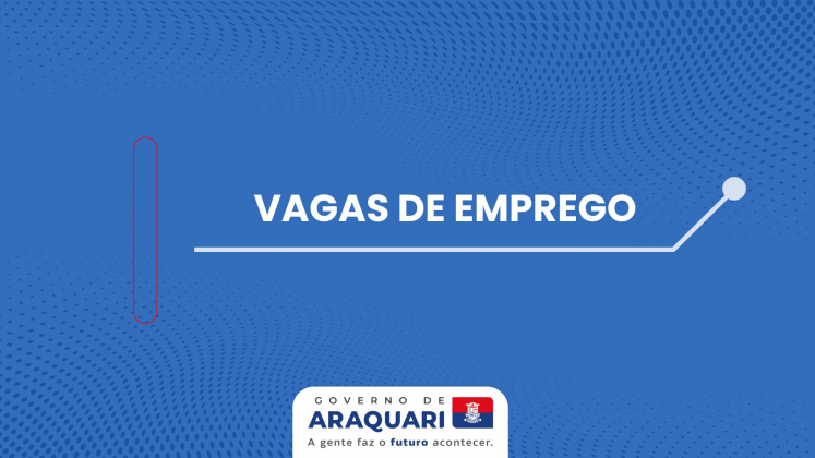 Imagem relacionada às vagas de emprego em Araquari