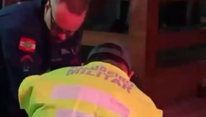 Câmeras de segurança capturam o momento do crime